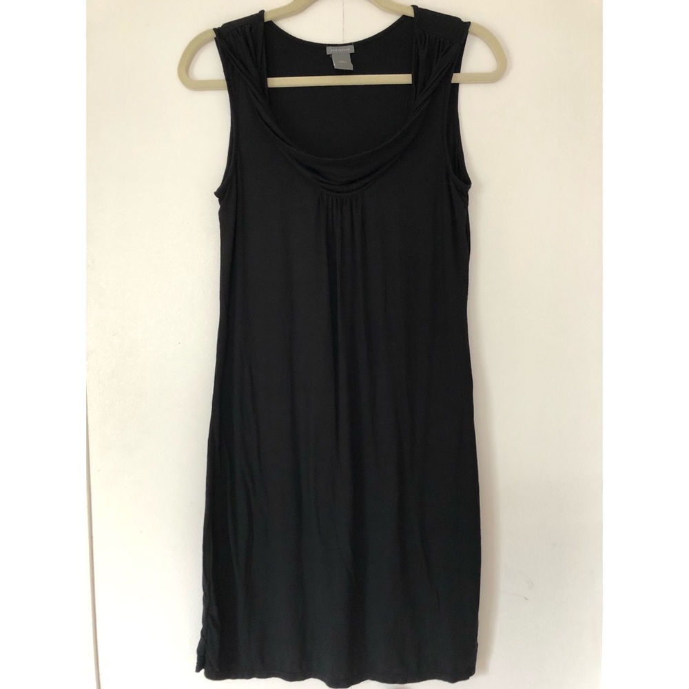 Ann Taylor Black Scoop Neck Dress